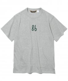 19ss 86 patch s/s tee grey