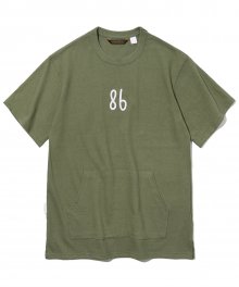 19ss 86 patch s/s tee sage green