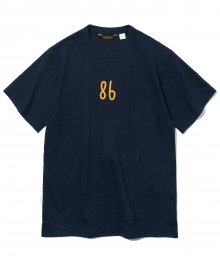 19ss 86 patch s/s tee navy