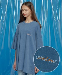 DAILY PIGMENT OVERSIZED TEE BLUE
