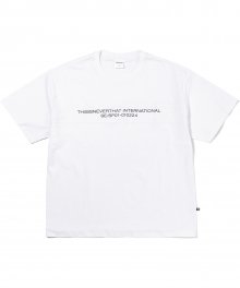 TN INTL. Panel Tee White