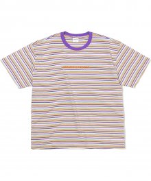 Cherokee Striped Tee Ivory