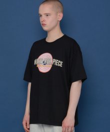 [UNISEX] ROUND&ROUND반팔티 (BLACK)