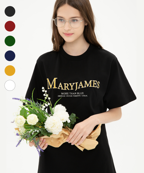 메리제임스(maryjames) [남녀공용-오버핏] FLOW IN YOU HALF SLEEVE (6 COLOR)