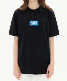 RECTANGLE BOX HALF SLEEVE - BLACK