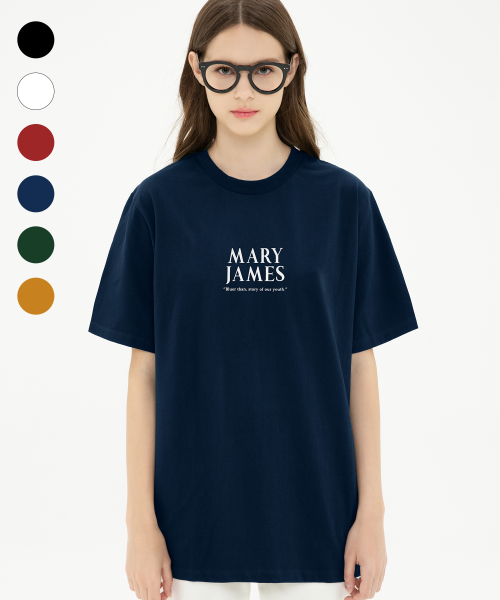 메리제임스(maryjames) [남녀공용-오버핏] STORY OF YOUTH HALF SLEEVE (6 COLOR)