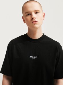 AFTER GLOW LABEL T-SHIRTS BLACK