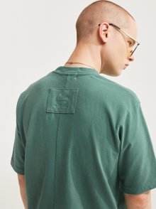 SOFT FABRIC BACK POINT LABEL T-SHIRTS SOFT GREEN