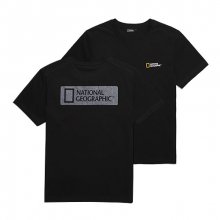 내셔널지오그래픽 N192UTS930 만텔라 빅 로고 반팔 티셔츠 CARBON BLACK