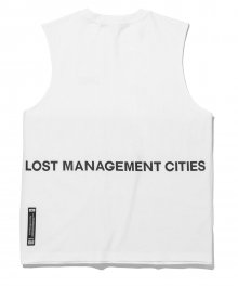 LMC OG OVERSIZED SLEEVELESS white