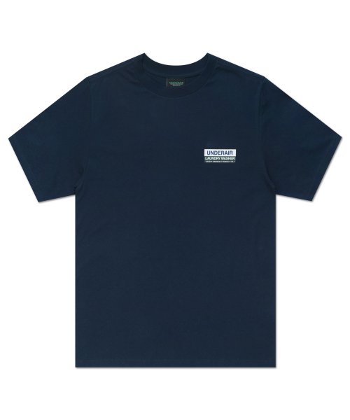 언더에어(underair) WASHER HALF SLEEVE - NAVY