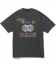 LMC OVERDYED RAINBOW TEE black