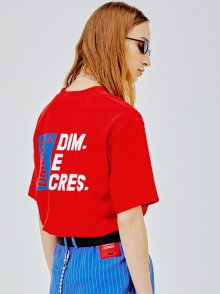 DMCRS boarding graphic T-shirts_red