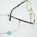 트레쥬(TREAJU) Flower Turquoise surgical glasses chain