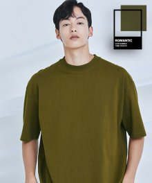 YORK OVER FIT T-SHIRT(OLIVE GREEN)