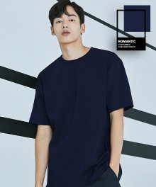 FACES SEMI OVER FIT T-SHIRT(NAVY)