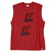 LUNCH TIME SLEEVELESS - RED