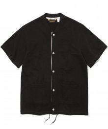 19ss pocket s/s cardigan black