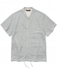 19ss pocket s/s cardigan grey