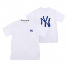 팝핑 빅로고 티셔츠 NY (WHITE/BLUE)