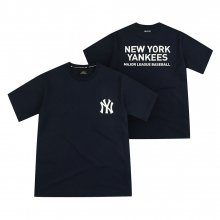 NY 레터링 베이직 티셔츠 (NAVY)