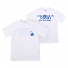 LA 레터링 베이직 티셔츠 (WHITE)