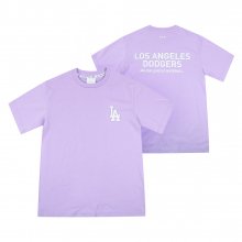 LA 레터링 베이직 티셔츠 (VIOLET)