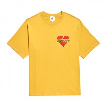 노맨틱 미들 로고 1/2 티셔츠 옐로우