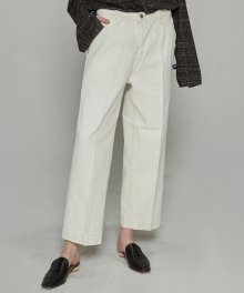 ECRU CREAM WIDE PANTS CREAM