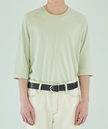 Semi-Long Sleeve T-Shirt - Mint