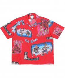 BUG BLOOD Hawaiian Shirt Red