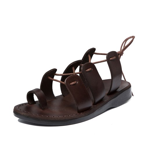 Jerusalem Sandals - Leather Backpack - Black