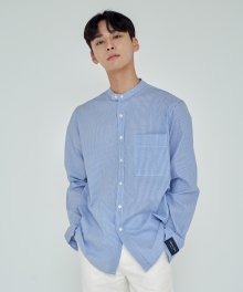 COMFORT NON-COLLAR ST SHIRTS BLUE