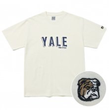 YALE LOGO TEE IVORY