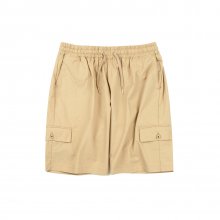 MULTI POCKET BANDING PANTS BEIGE