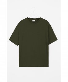 수피마30 오버핏 티셔츠 (카키그레이)