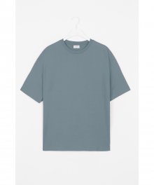 수피마30 오버핏 티셔츠 (블루그레이)