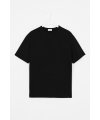 프리미엄 코튼 스판 오버핏 티셔츠 (블랙)