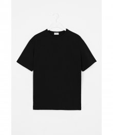프리미엄 코튼 스판 오버핏 티셔츠 (블랙)