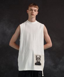 Frankenstein Sleeveless T-Shirts (WH)