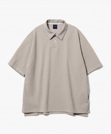 Width Grain Polo Shirts [Boston Khaki]