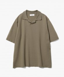 Open PK Knit T-Shirts [Boston Khaki]