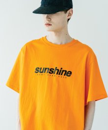 선샤인 로고 티셔츠_오렌지