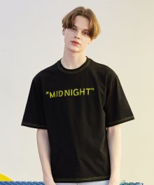 [unisex] 미드나잇  T (black)