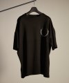 [2차리오더]circle embroidery tshirts black