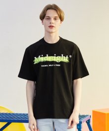 [unisex] 페인트  T (black)