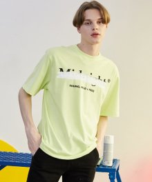 [unisex] 페인트  T (light yellow)