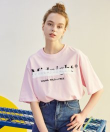 [unisex] 페인트  T (pink)