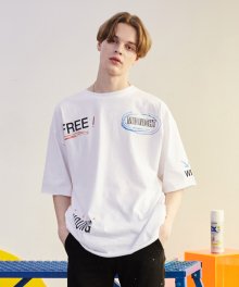 [unisex] 포인트 T (white)