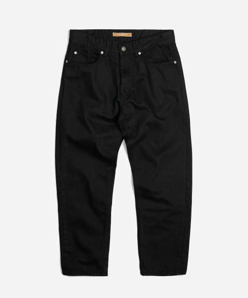 프리즘웍스() OG TAPERED ANKLE COTTON PANTS _ BLACK 상품 이미지